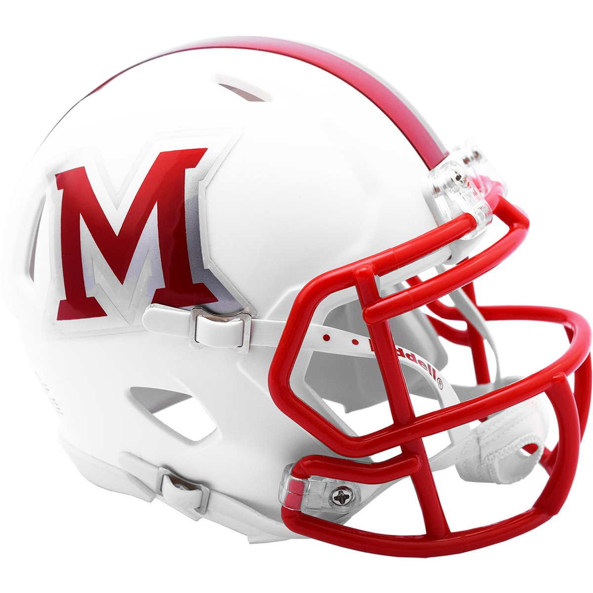 Miami (Ohio) Redhawks Mini Speed Matte White