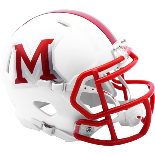 Miami (Ohio) Redhawks Mini Speed Matte White