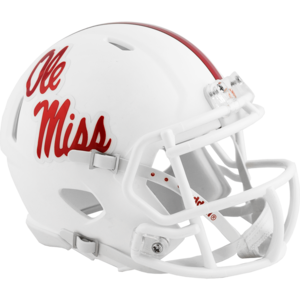 Ole Miss Rebels Mini Speed White